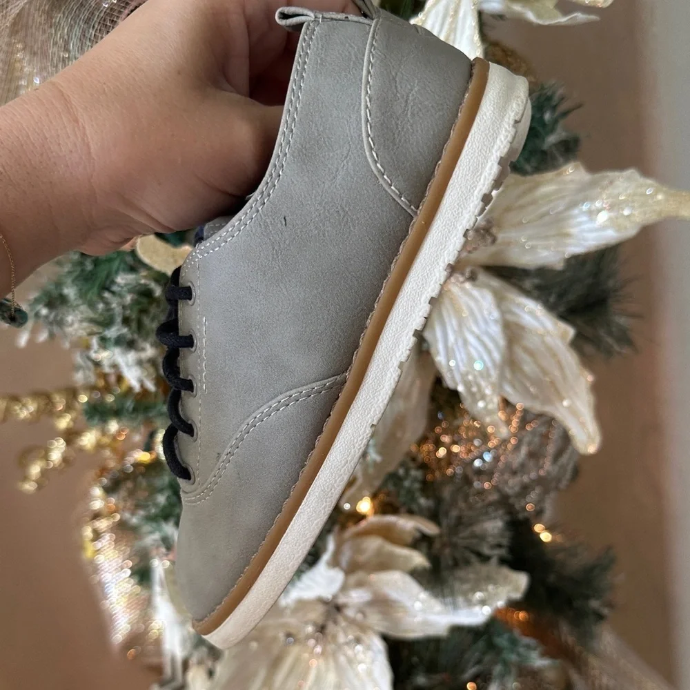 Zara Kids Gray Dress Shoes